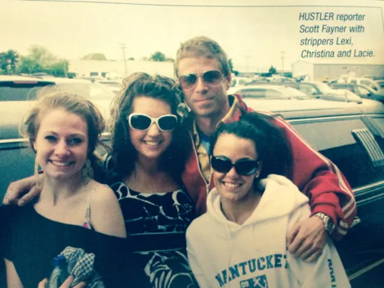 Scott with the strippers